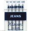 Offres 🎉 Klassé Aiguilles Machine Aiguilles 👖 Jeans Pour Machine - Acier - Tailles Assorties - 5 Pcs 😀