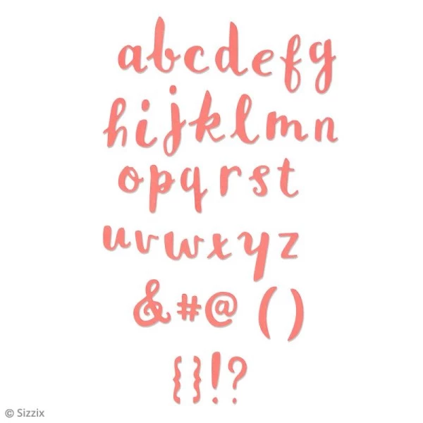 Grosses soldes ⌛ Dies Alphabet Et Textes Matrice Sizzix Thinlits - Alphabet - 35 Pcs 🤩 4 Grosses soldes ⌛ Dies Alphabet Et Textes Matrice Sizzix Thinlits - Alphabet - 35 Pcs 🤩 – Image 2