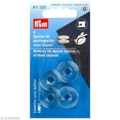 Meilleure vente 🔔 Prym Canette De Machine à Coudre Canette En Plastique Pour Machine à Coudre - 20 X 10,5 Mm - 4 Pcs ✨