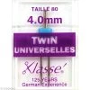 De gros 😍 Klassé Aiguilles Machine Aiguille Double Pour Machine - Acier - Taille 80 Avec écart 4 Mm - Universelle ✔️ -Machines et accessoires mercerie Soldes unnamed file 1109
