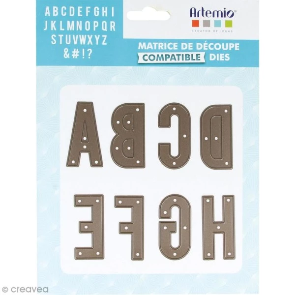 Offres 🎁 Dies Alphabet Et Textes Die Artemio Alphabet - 30 Matrices De Découpe 🧨 3 Offres 🎁 Dies Alphabet Et Textes Die Artemio Alphabet - 30 Matrices De Découpe 🧨