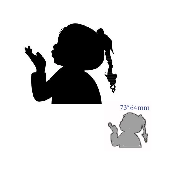 Nouveau 🔔 AUTRE Dies De Découpe Die Visage Petite Fille ✨ 3 Nouveau 🔔 AUTRE Dies De Découpe Die Visage Petite Fille ✨