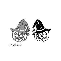 Le moins cher 😀 AUTRE Dies De Découpe Die 💀 Halloween - Citrouille Et Son Chapeau De Sorcière 🛒