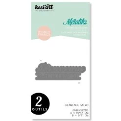 Coupon 🌟 Dies De Découpe Métaliks Bienvenue Merci Kesi'art 🎉