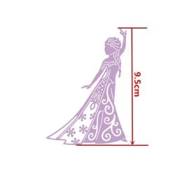 Meilleur prix 💯 AUTRE Dies De Découpe Die La Reine Des Neiges - Princesse Elsa Disney ❤️
