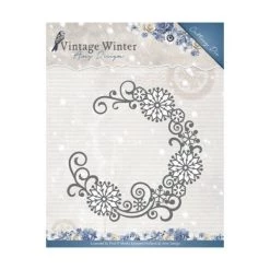 Acheter ⭐ Dies De Découpe Die Matrice De Découpe Embossage Amy Design Vintage Winter SNOW FLAKE SWIRL ROUND 10122 🛒