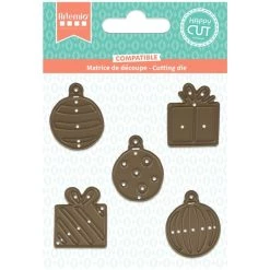 Promo 🥰 Artemio Dies Noël Die De Coupe - Boules De Noël - De 2,8 à 3,1 Cm 🔥