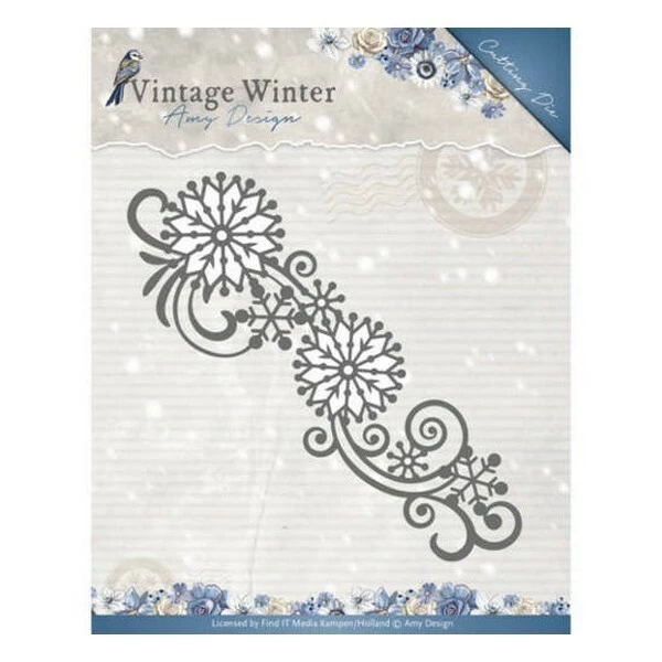 Acheter 🌟 Dies De Découpe Die Matrice De Découpe Embossage Amy Design Vintage Winter SNOWFLAKE SWIRL BORDER 10123 ✨ 3 Acheter 🌟 Dies De Découpe Die Matrice De Découpe Embossage Amy Design Vintage Winter SNOWFLAKE SWIRL BORDER 10123 ✨