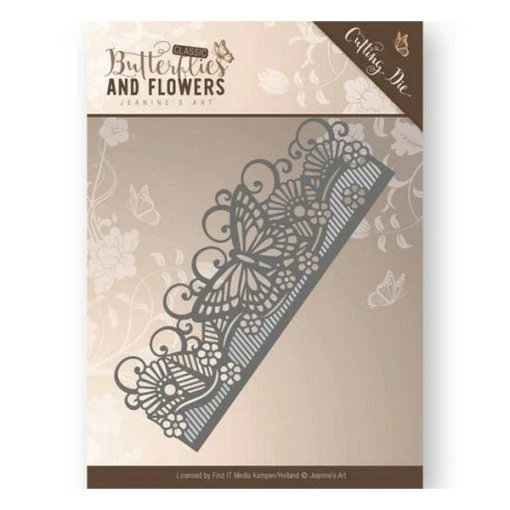 Promo 😀 Dies De Découpe Die Matrice De Découpe Embossage Jeanine S Art Butterflies And Flowers BORDER 10021 😉 -Machines et accessoires mercerie Soldes unnamed file 1395