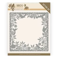 Grosses soldes ⭐ Dies De Découpe Die Matrice De Découpe Embossage Jeanine S Art Birds & Flowers BIRDS FRAME 10057 🎉