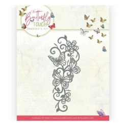 Budget 🌟 Dies De Découpe Die Matrice De Découpe Embossage Jeanine S Art Butterfly Touch BUTTERFLY BORDER 10121 ⭐