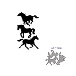 Offres 🛒 AUTRE Dies De Découpe Dies Chevaux En Pleine Course ✔️