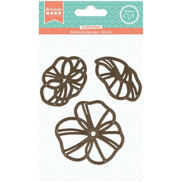 Promo 😉 Dies Fleurs Et Nature Matrice De Coupe Artemio - Slow Life Fleurs - De 7 à 8,5 Cm - 3 Pcs 🔔 3 Promo 😉 Dies Fleurs Et Nature Matrice De Coupe Artemio - Slow Life Fleurs - De 7 à 8,5 Cm - 3 Pcs 🔔