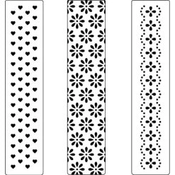 Remise 🌟 Dies De Découpe Set De 3 Classeurs D'embossage "coeurs" ARTEMIO 🎉