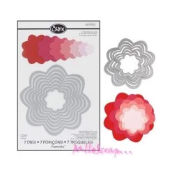 Promo ⭐ Dies De Découpe Die Cut Fleurs Framelits Sizzix - 7 Pièces 🧨