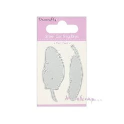 Tout neuf 👍 Dies De Découpe Die Cut Plumes Dovecraft - 2 Pièces 🔥