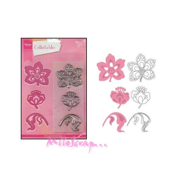 Nouveau 🔥 Dies De Découpe Die Cut Et Tampon Feuilles Marianne Design - 6 Pièces 🔔 3 Nouveau 🔥 Dies De Découpe Die Cut Et Tampon Feuilles Marianne Design - 6 Pièces 🔔