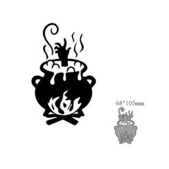 Offres ❤️ AUTRE Dies De Découpe Die 🦇 Halloween Chaudron De Sorcière ✨