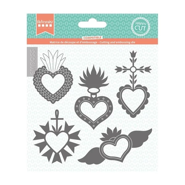 Meilleur prix 🔥 Artemio Dies De Découpe Matrice De Découpe Cœurs - Viva La Vida 😍 3 Meilleur prix 🔥 Artemio Dies De Découpe Matrice De Découpe Cœurs - Viva La Vida 😍