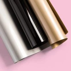 Le moins cher 😉 Accessoires Cricut Maker Flex Thermocollant EveryDay Cricut Maker - Doré, Argenté Et Noir - 30,5 X 30,5 Cm - 3 Pcs 👏 -Machines et accessoires mercerie Soldes unnamed file 173