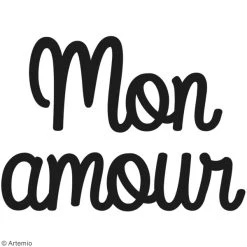 Meilleure vente ✨ Dies Amour Die Artemio Mon Amour - 6,2 X 5 Cm - 1 Pce 🎉 -Machines et accessoires mercerie Soldes unnamed file 1731