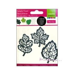 Grosses soldes 🎉 Dies De Découpe Matrice De Découpe Feuilles - Vaessen Creative - 3 Pièces 💯