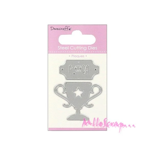 Vente flash ⭐ Dies De Découpe Die Cut - Dovecraft - Champion - 2 Pièces 🔔 3 Vente flash ⭐ Dies De Découpe Die Cut - Dovecraft - Champion - 2 Pièces 🔔