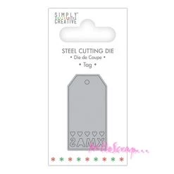 Meilleure vente 🤩 Dies De Découpe Die Cut Tag 🎅 Christmas - Simply Creative - 1 Pièce ✨