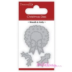 Meilleur prix 🧨 Dies De Découpe Matrice De Découpe Couronne - Dovecraft - Noel - 3 Pièces 🧨