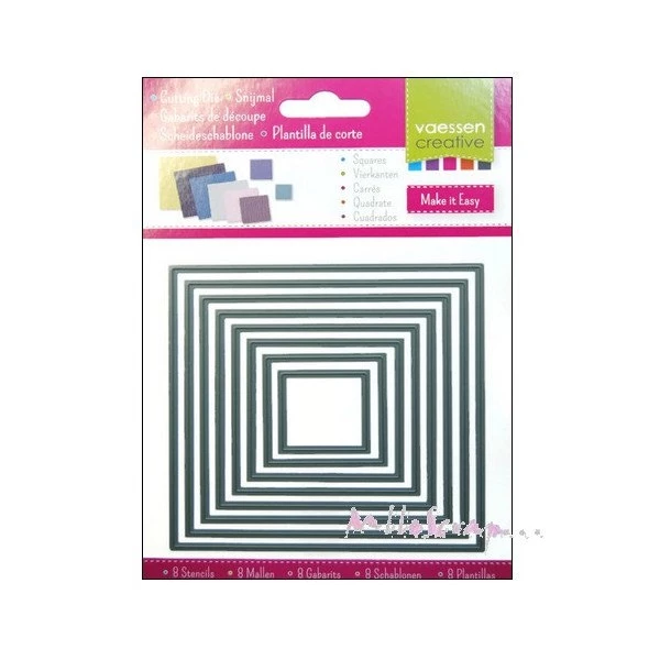 Budget 👍 Vaessen Creative Dies De Découpe Dies Cut Carrés - Matrice De Découpe Vaessen Créative - ✔️ 3 Budget 👍 Vaessen Creative Dies De Découpe Dies Cut Carrés - Matrice De Découpe Vaessen Créative - ✔️