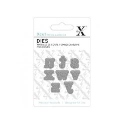 Vente flash 🎉 Docrafts Dies De Découpe Dies Xcut - Alphabet De S à Z Serif Alpha 3 👏