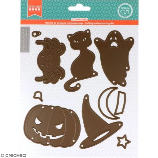 Remise 🥰 Dies 💀 Halloween Matrice De Coupe Artemio - 💀 Halloween - 2 à 8 Cm - 7 Pcs 😀 -Machines et accessoires mercerie Soldes unnamed file 2017