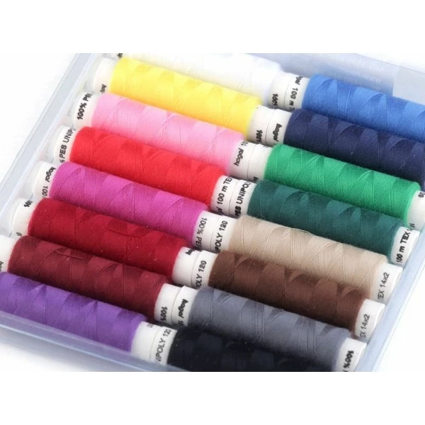 Meilleure vente 😍 Czech Beads Exclusive Canette De Machine à Coudre 1card Ix De Couleurs En Fil Polyester Ensemble 16pcs, Des Fils, De Couture, De Mercerie ✨ 3 Meilleure vente 😍 Czech Beads Exclusive Canette De Machine à Coudre 1card Ix De Couleurs En Fil Polyester Ensemble 16pcs, Des Fils, De Couture, De Mercerie ✨