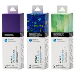 Promo 🎁 Accessoires Cricut Maker Flex Infusible Ink Cricut Mug Press - 11,4 X 30,5 Cm - Noir - 2 Pcs 😉