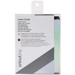 Meilleure affaire 🤩 Accessoires Cricut Joy Kit Carte Créative à Personnaliser - Cricut Joy - Noir / Argent Holographique - 12 Cartes 🥰