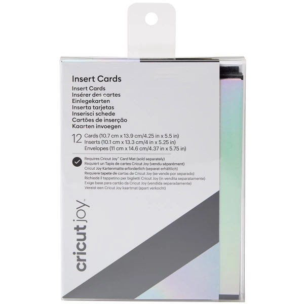 Meilleure affaire 🤩 Accessoires Cricut Joy Kit Carte Créative à Personnaliser - Cricut Joy - Noir / Argent Holographique - 12 Cartes 🥰 3 Meilleure affaire 🤩 Accessoires Cricut Joy Kit Carte Créative à Personnaliser - Cricut Joy - Noir / Argent Holographique - 12 Cartes 🥰