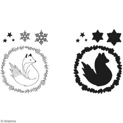 Budget 👍 Dies Noël Kit Matrice De Coupe Et Tampon Clear Artemio - Isatis - 10 Pcs 🔔 -Machines et accessoires mercerie Soldes unnamed file 261