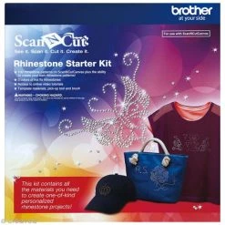 Tout neuf 🎁 Brother Accessoires ScanNcut Kit Démarrage Pour Application Strass - Scan'N'Cut ❤️