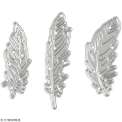 Offres 🔔 Creativ Company Dies Divers Matrice De Coupe Creotime - Plumes - 4,7 X 1,2 Cm Environ - 3 Pcs 🔔