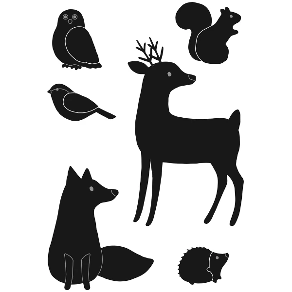 Meilleur prix 🤩 Dies De Découpe Dies De Coupe Artemio - Woodsy 🎄 Christmas - Animaux - 5 Pcs 🛒 4 Meilleur prix 🤩 Dies De Découpe Dies De Coupe Artemio - Woodsy 🎄 Christmas - Animaux - 5 Pcs 🛒 – Image 2