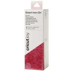 Tout neuf 🧨 Accessoires Cricut Joy Flex Thermocollant Pailleté Smart Iron-On Cricut Joy - Rose - 13,9 X 48,2 Cm 🌟