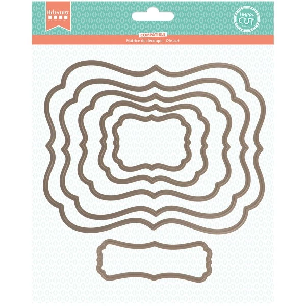 Coupon 🛒 Dies Géométriques Matrice De Coupe Artemio - Cadres - De 6 à 17 Cm - 6 Pcs 💯 3 Coupon 🛒 Dies Géométriques Matrice De Coupe Artemio - Cadres - De 6 à 17 Cm - 6 Pcs 💯