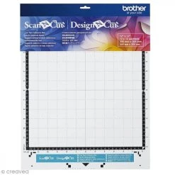 Bon marché 😍 Brother Accessoires ScanNcut Accessoire Scan'n'cut - Support Adhésif à Faible Adhérence 30,5 X 30,5 Cm 👏