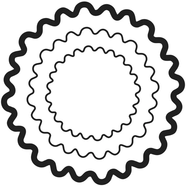 Vente flash 🧨 Artemio Dies Géométriques Dies De Coupe - Collection Mes Jolies Comptines - Cercles Festonnés - 4 à 7,9 Cm - 3 Pcs ✔️ 5 Vente flash 🧨 Artemio Dies Géométriques Dies De Coupe - Collection Mes Jolies Comptines - Cercles Festonnés - 4 à 7,9 Cm - 3 Pcs ✔️ – Image 3