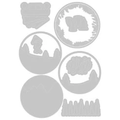 Promo 😉 Dies Noël Matrice Sizzix Thinlits - Paysage D'Hiver - 10 Pcs 🌟 -Machines et accessoires mercerie Soldes unnamed file 349