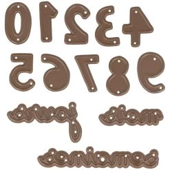 Nouveau 🔥 Artemio Dies Alphabet Et Textes Dies De Coupe - Collection Mes Jolies Comptines - Chiffres - 1,5 à 6,5 Cm - 13 Pcs 😉 -Machines et accessoires mercerie Soldes unnamed file 360