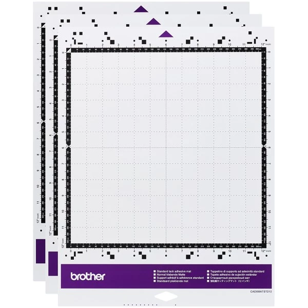 Promo ❤️ Brother Accessoires ScanNcut Support Adhésif Pour Scan'n'Cut SDX - 30,5 X 30,5 Cm - 3 Pcs 👍 4 Promo ❤️ Brother Accessoires ScanNcut Support Adhésif Pour Scan'n'Cut SDX - 30,5 X 30,5 Cm - 3 Pcs 👍 – Image 2