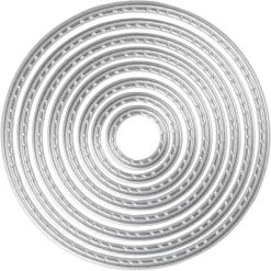 Bon marché 😍 Creativ Company Dies Géométriques Matrice De Coupe - Cercles - 1,5 à 7 Cm 💯
