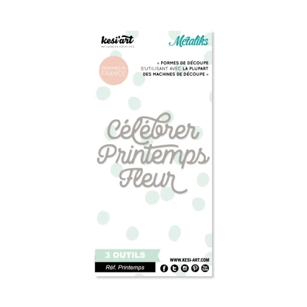 Sortie đ Dies De DĂ©coupe MĂ©taliks Printemps Kesi'art âš 3 Sortie đ Dies De DĂ©coupe MĂ©taliks Printemps Kesi'art âš