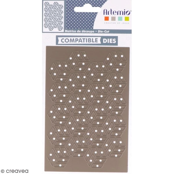 Budget 🥰 Dies De Découpe Matrice De Coupe Sashiko Cubes - Artemio Japan - 10 X 15 Cm - 1 Pce 😀 3 Budget 🥰 Dies De Découpe Matrice De Coupe Sashiko Cubes - Artemio Japan - 10 X 15 Cm - 1 Pce 😀